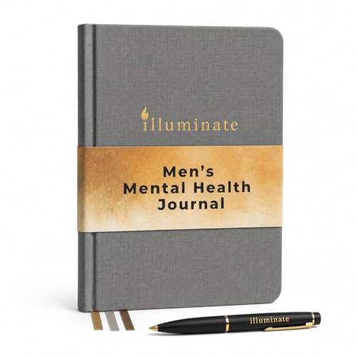 Journal for men: mental health journal 90 day guided mindfulness self care planner for mindfulness wellness and anxiety relief great gift