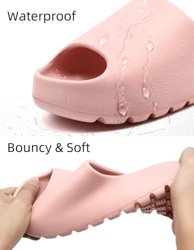 Image of Cloud Slides for Women Men, Unisex Recovery House Slides Indoor Outdoor, Waterproof Shower Shoes for Bathroom, Womens Mens Walking Sandals Comfortable