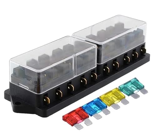 Boîte à fusibles 10 voies auto et porte-fusibles camion pour sécuriser les câblages