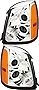 For Cadillac Srx Headlight 2004 2005 2006 2007 2008 2009 Driver and Passenger Side Headlamp Assembly Replacement