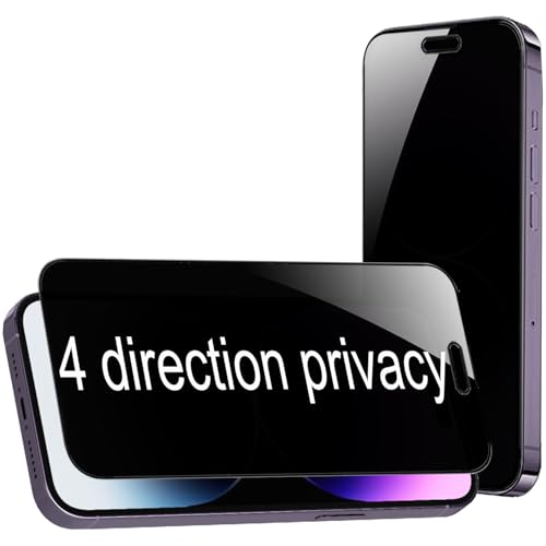 Film protection écran iPhone 14 Pro verre trempé anti-espion anti-peeping 4 côtés 9H