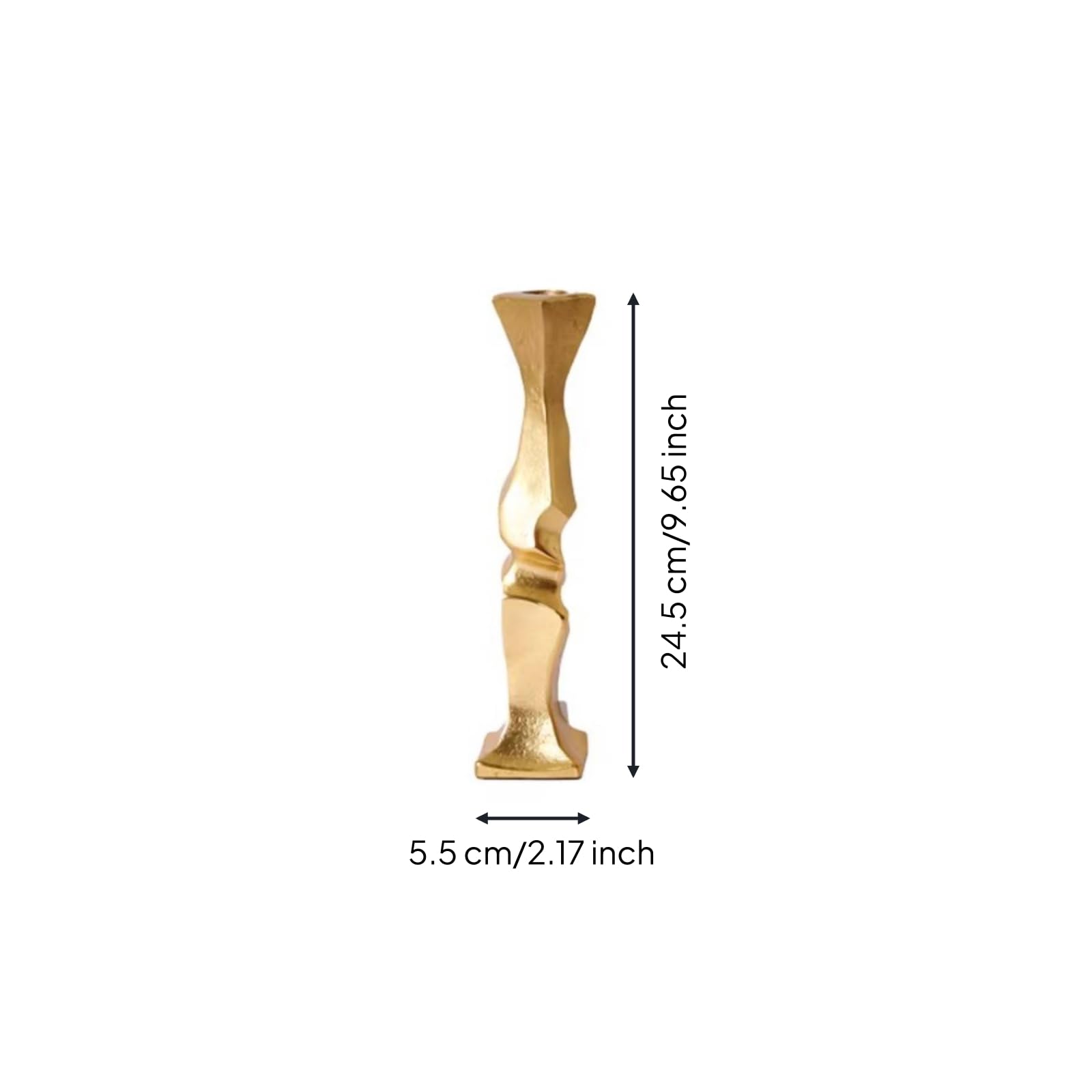 Kerzenhalter mit naturinspiriert Kerzenständer in blattgestalt metallisch Teelichthalter für Wohnzimmer, Eingangsbereich, Silber, Groß 28.58 21.59 H12.7cm