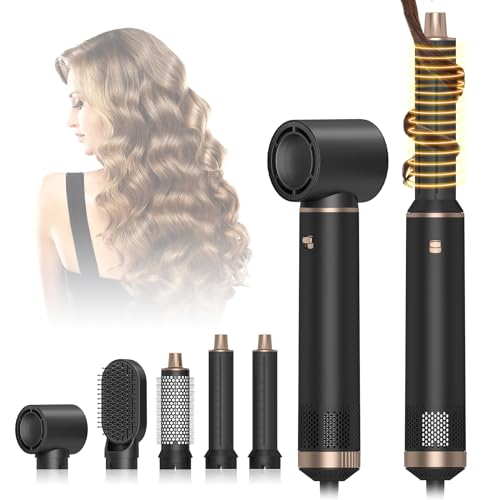 AVENHO 5-in-1 Hair Styler Brush with Heat & Negative Ions