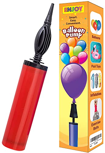 Image of Enjoy Handy Air Balloon Pumps for Foil Balloons and Inflatable Toys Party Accessory (Pack of 1 - Multicolour)