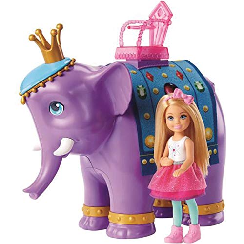 barbie dreamtopia chelsea doll and elephant
