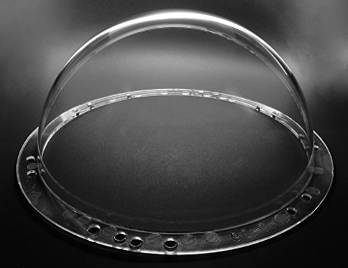 JMX 9 Inch Acrylic Indoor/Outdoor CCTV Clear Security Camera Dome Cover Camera Housing Fence Window for Pets JMX 9 Inch Acrylic Indoor/Outdoor CCTV Clear Security Camera Dome Cover Camera Housing Fence Window for Pets