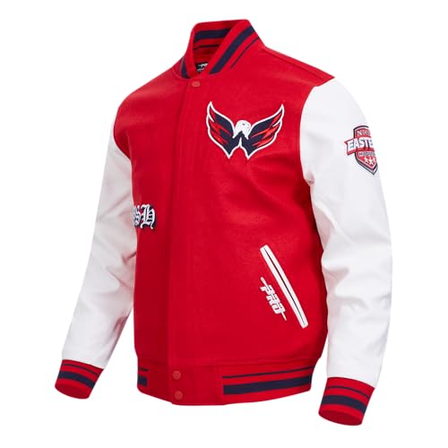 Image of Pro Standard Mens NHL Old English Varsity Jacket