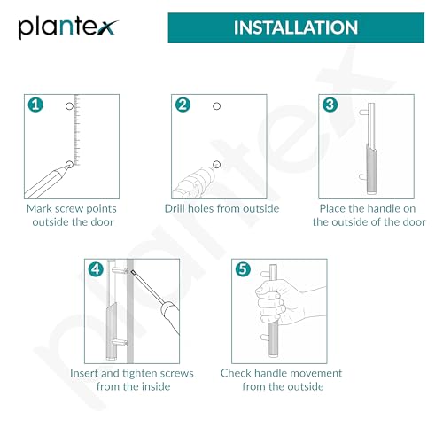 Image of Plantex Stainless Steel & Aluminium Cabinet Handle /96mm Wardrobe Handle for Home /Cupboard Door Pull-Push Handles for Office - Pack of 2 (Rose Gold)