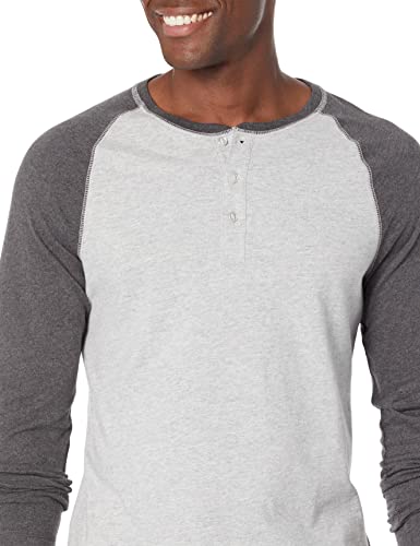Image of Amazon Essentials Men's Long-Sleeve Henley Shirt