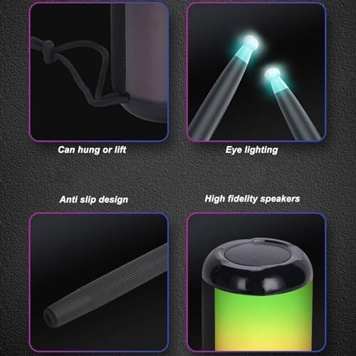 Image of Virtual Drum Stick Drum Set | Wireless Air Drumsticks with Speaker | Electric Drum Pad Experience | Portable Virtual Drum Instrument for Adults | Silent Practice Musical Instrument