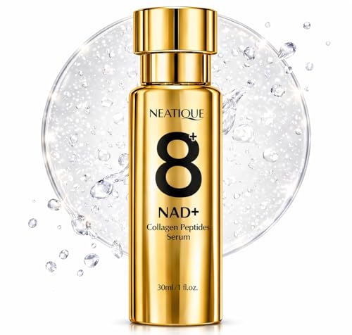 Neatique NAD+ Peptide Boosting Serum, 7-Peptide Firming Face Serum with Niacinamide & Hyaluronic...