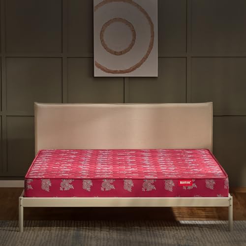 Image of Kurlon Rutile Mattress | Natural Coir Mattress | Breathable | Medium Firm Support | Natural Cooling | PU Quilted | Durable | King Size | 75x72x5 | 5 Yrs Warranty