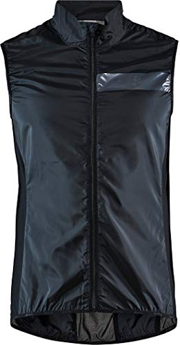 Craft Essence Light Wind Vest - Giacca da ciclismo da uomo, Nero, M