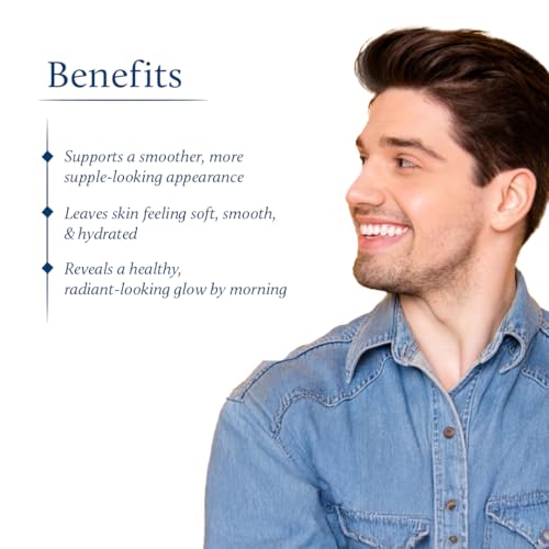 Blue Nectar Crème de nuit ayurvédique anti-âge pour homme pour réduire les rides et ridules | Réparation de la peau et nutrition à base de plantes | Hydratant pour le visage pour ajouter un éclat – Image 6