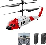 BOCGRCTY RC-Hubschrauber, RC-Hubschrauber mit HD-Kamera, 6-Achsen-Gyroskop...