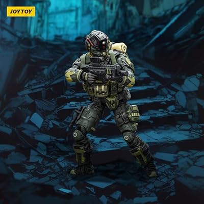 JOYTOY 1/25 Action Figures - Steel Ride Corps Assaulter Rhett - 3'',US Army Men and SWAT Team Toy Soldiers with Military Weapons Accessories,Ages 15+