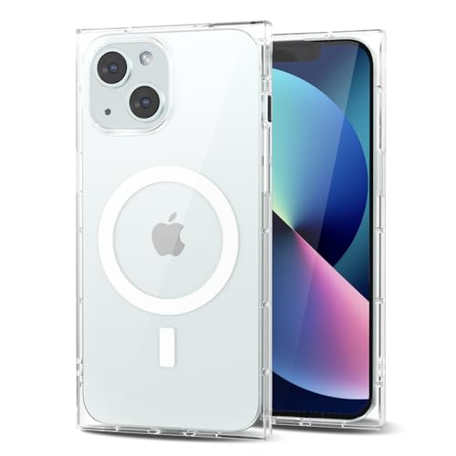 Coque iPhone 13 antichoc magnétique et transparente avec protège caméra