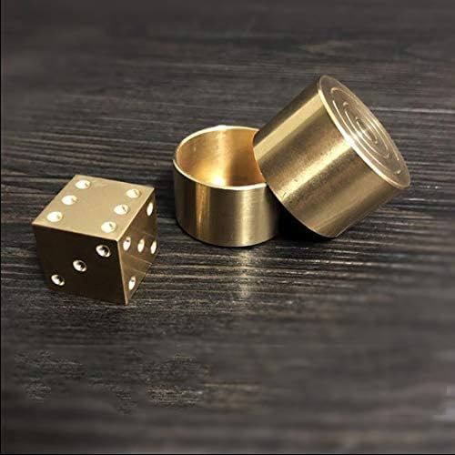 MOMOMAGE Super Mental Die (Brass) Magic Tricks for Magicians Classic Dice Number Prediction Magic Prop Close up Magic Gimmick Illusion - Image 2