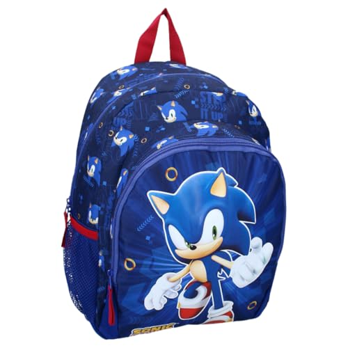 mybagstory | Sonic Sac à Dos Enfant Still Unstoppable | Cartable Scolaire Bleu pour Garçon dès 5 ans | Idéal École Primaire, Maternelle et Loisirs |...