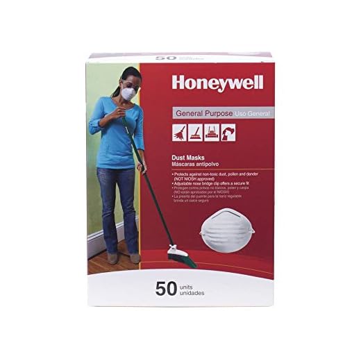 Honeywell Nuisance Disposable Dust Mask, Box of 50 (RWS-54001)