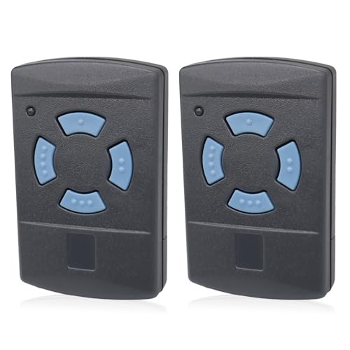 Télécommande pour Garage Hörmann Boutons Bleus - 868MHz Télécommande Uniquement Compatible pour Porte de Garage Hörmann HSM2 HSM4 HS1 HS2 HS4 HSE2 HSZ1...