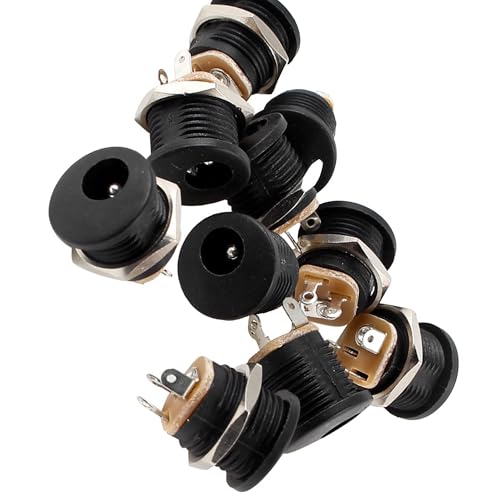 uxcell 10 Pack 5.5 x 2.1mm DC Power Jack Adapter miniatura 3