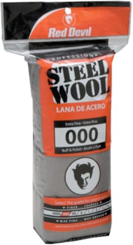 Image of Red Devil 0311 Steel Wool, 000 Extra Fine, 16 Pads (Pack of 6)