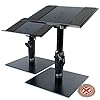 Pair of Desktop Speaker Stands for Studio Monitors - Tilt & Height Adjustable Bookshelf & Cinema Surround Sound Speakers by Nordell #4