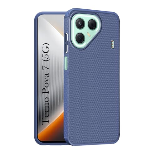 Image of Jkobi Back Cover Case for Tecno Pova 7 5G (Liquid Silicone | Side Grip | Camera Protection)