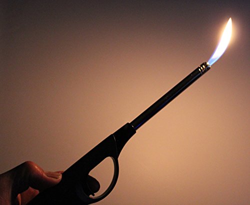 KONSUMANY 6 Stück, Stabfeuerzeug Gas Feuerzeug 27 cm Lang Nachfüllbar – Bild 3