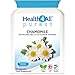 Price comparison product image Health4All Chamomile 375mg, 60 Capsules 2 Months Supply, Purest Anxiety, Stress, Sleep and Digestive Health Supplement, Vegan Matricaria Recutita Flower Powder (not Extract) Capsules | Made in UK