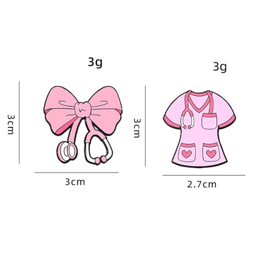Image of Uterus Pin Medical Obgyn Pins Stethoscope Brooch Medicine Symbol Lung Brooch for Gynecologist Medical Doctors Nurse Gifts Jewelry