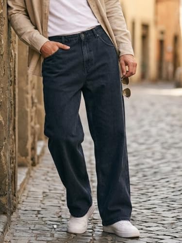 Image of Urbano Plus Men's Loose Mid Rise Jeans