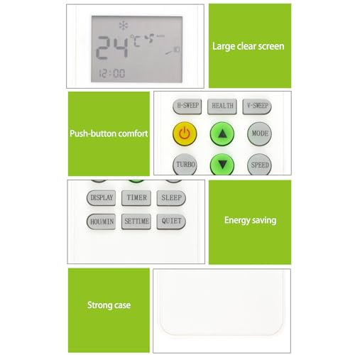 Télécommande KKG12A-C1 pour climatiseur Changhong ONAX accessoire réparation - 8