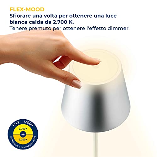 SIGOR Nuindie - Lampada da tavalo a batteria LED