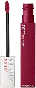 Maybelline SuperStay Matte Ink Batom Líquido Matte Longa Duração 16H com Aplicador Preciso, Não Transfere e Cor Intensa, Acabamento Matte Confortável, Cor 115 Founder Marrom Terracota, 5ml