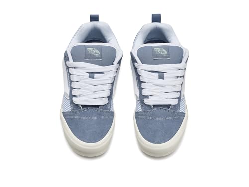 Image of Vans Unisex Knu Skool Sneaker, Stripes Glacial Slate, 10.5 US Men