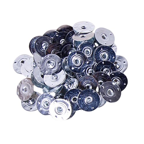 100 piezas de mechas para velas con base metálica miniatura 7