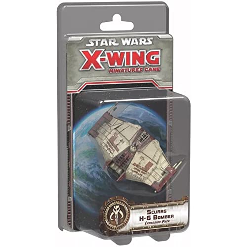 Star Wars X-Wing 1st Edition Miniatures Game Scurrg H-6 Bomber EXPANSION PACK - Strategy Game for Kids & Adults, Ages 14+, 2 Players, 30-45 Minute Playtime, Made by Atomic Mass Games