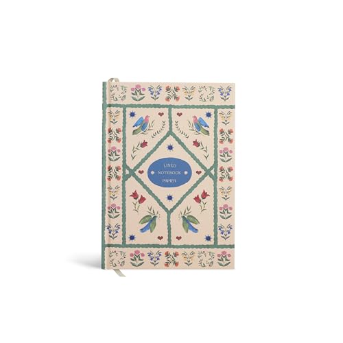 Cuaderno acolchado organizador de estudio con páginas a rayas y tapa dura Papier