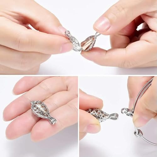 Bracelet urne pour cendres bijou de crémation commémoratif - 3
