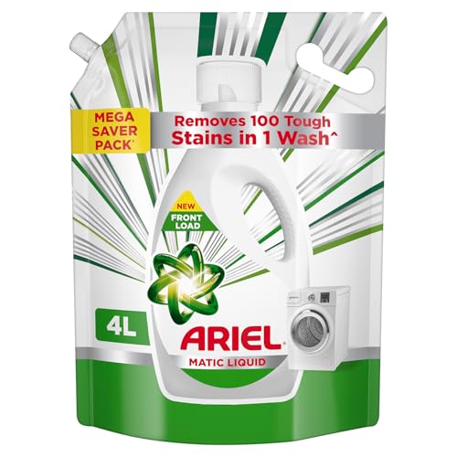 Ariel Liquid Detergent Front Load - 4L | Removes 7 day dried-in S...