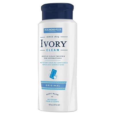 Ivory Original Body Wash, 21 oz (Pack of 5)