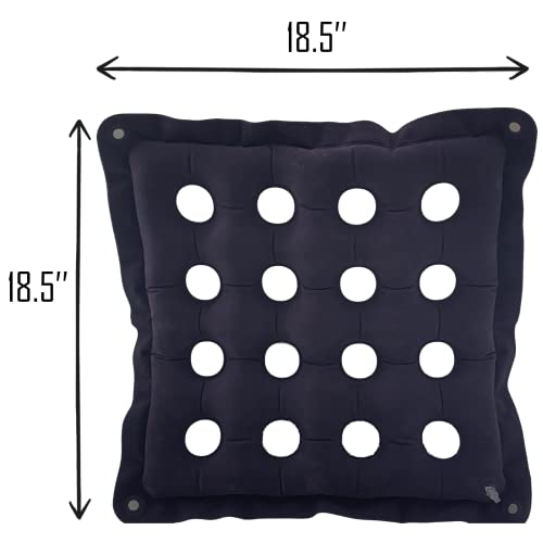 Projoyjoy Inflatable Seat Cushion Portable Chair Pad For Office Wheelchair Travel Cars,Wheelchair Cushions With Inflatable Pump For Pressure Relief For Seniors #TOP2