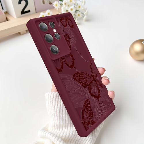 Coque Samsung S25 Ultra silicone souple papillon résistant - 2