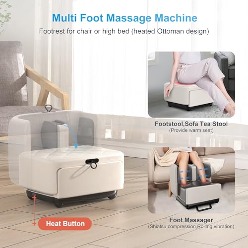 Masajeador de Pies Shiatsu con Calentador COMFIER miniatura 2