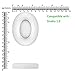 Geekria QuickFit Replacement Ear Pads for Monster Beats Studio 1.0 (1st Gen) Headphones Ear Cushions, Repair Parts (White)