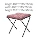 Menolana Footrest Fishing Seat Multipurpose Space Saving Easy to Carry Camping Chair Portable for Barbecue Lawn Hiking Fishing Camping, Pink