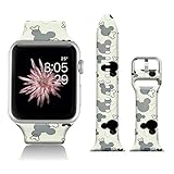 FTFCASE Sport Watch Bands Compatible with iWatch 44mm 42mm iWatch SE & Series 6 - Cartoon Gray Tile...