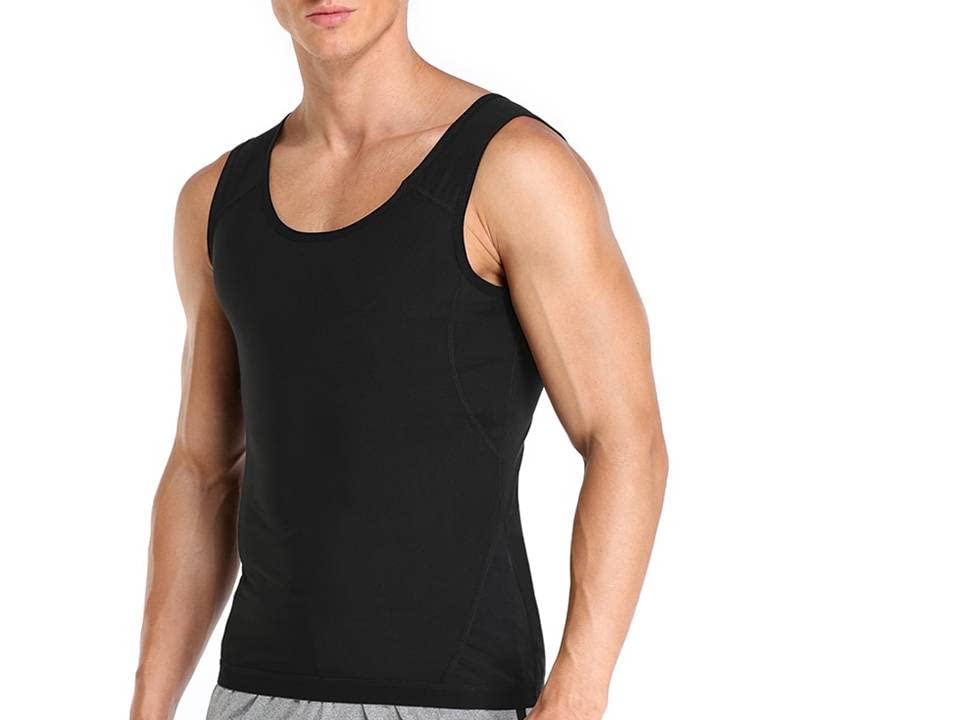 CHANCY Sweat Shapewear Vest Belt for, Workout top for Weight Loss, Waist Slim Trimmer, Tummy Body Slimming, hot Belly Burner Sauna, Polymer Shape-wear, Trainer Tucker Top (M/L) Black (B08J3QS7PC) Amazon Price History, Amazon Price Tracker
